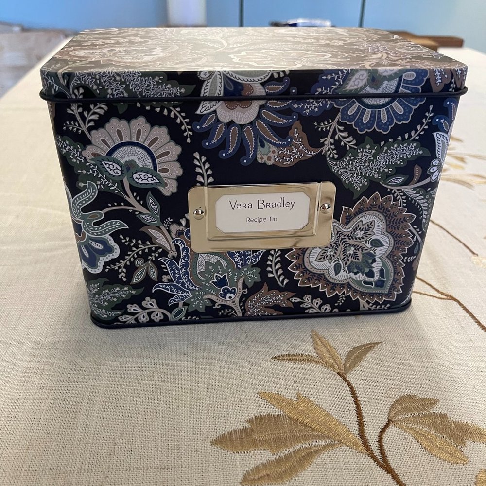 Vera Bradley Recipe Tin